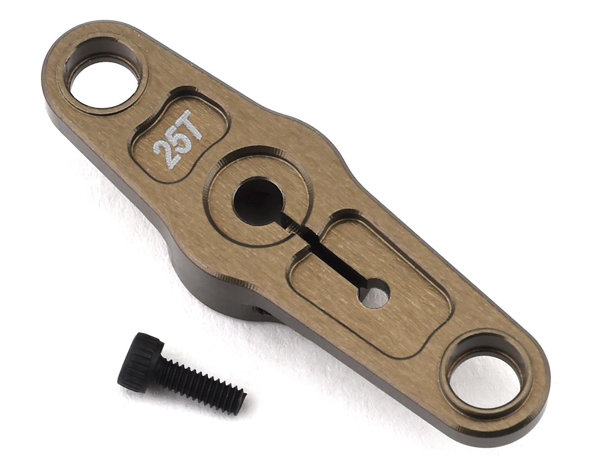 TLR341016 TLR Aluminum Servo Horn, Throttle, 25T, 8X Losi