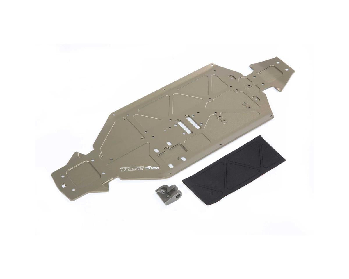 TLR341024 TLR Chassis, -3mm, Rear Brace, 8XE Losi