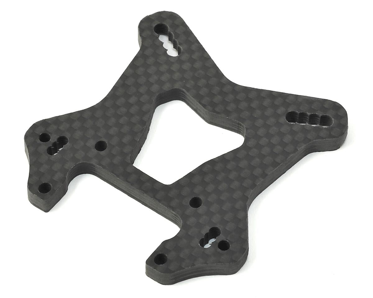 TLR344011 TLR Carbon Front Shock Tower - 8/E 4.0 Losi