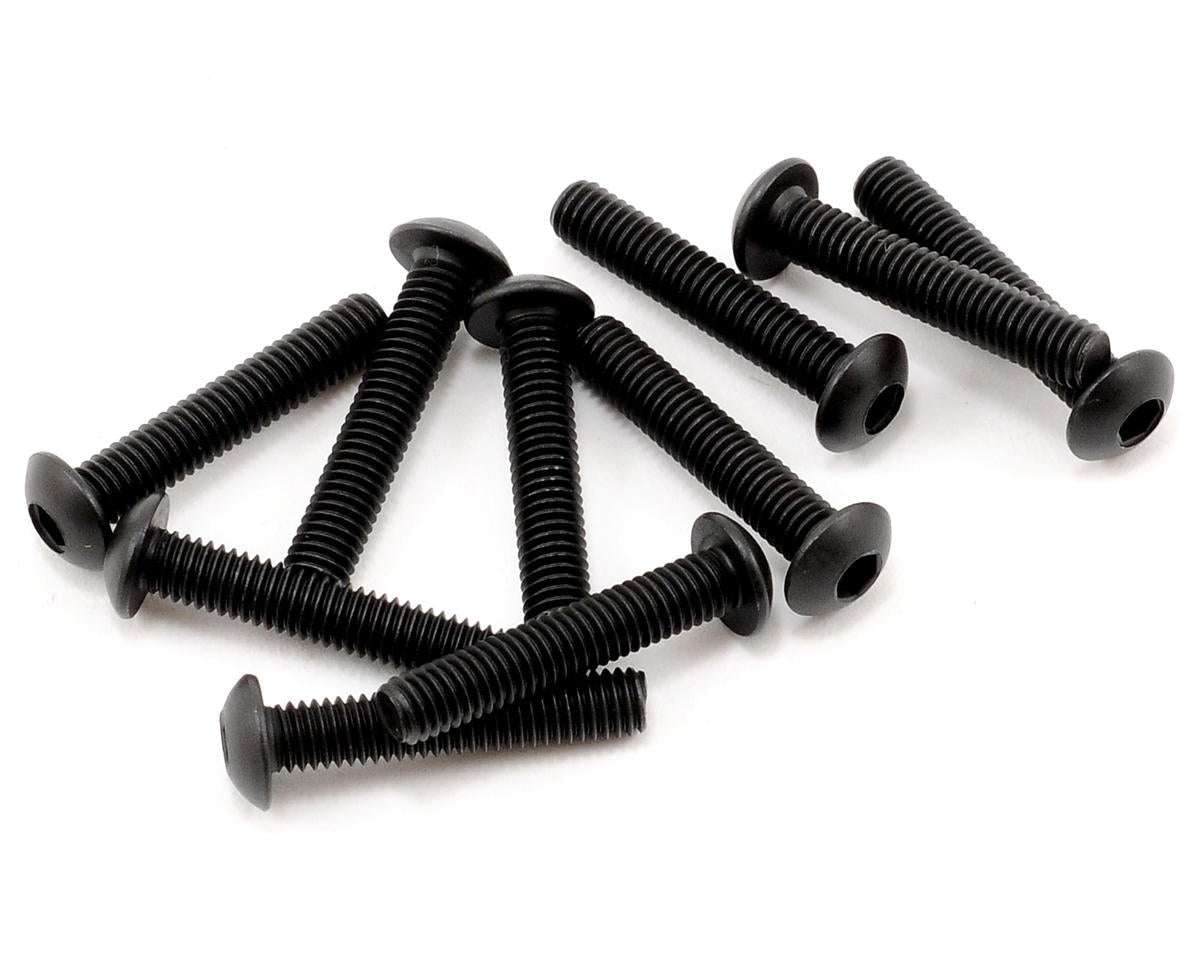TLR5909 TLR Button Head Screws, M3x16mm, 10pcs Losi