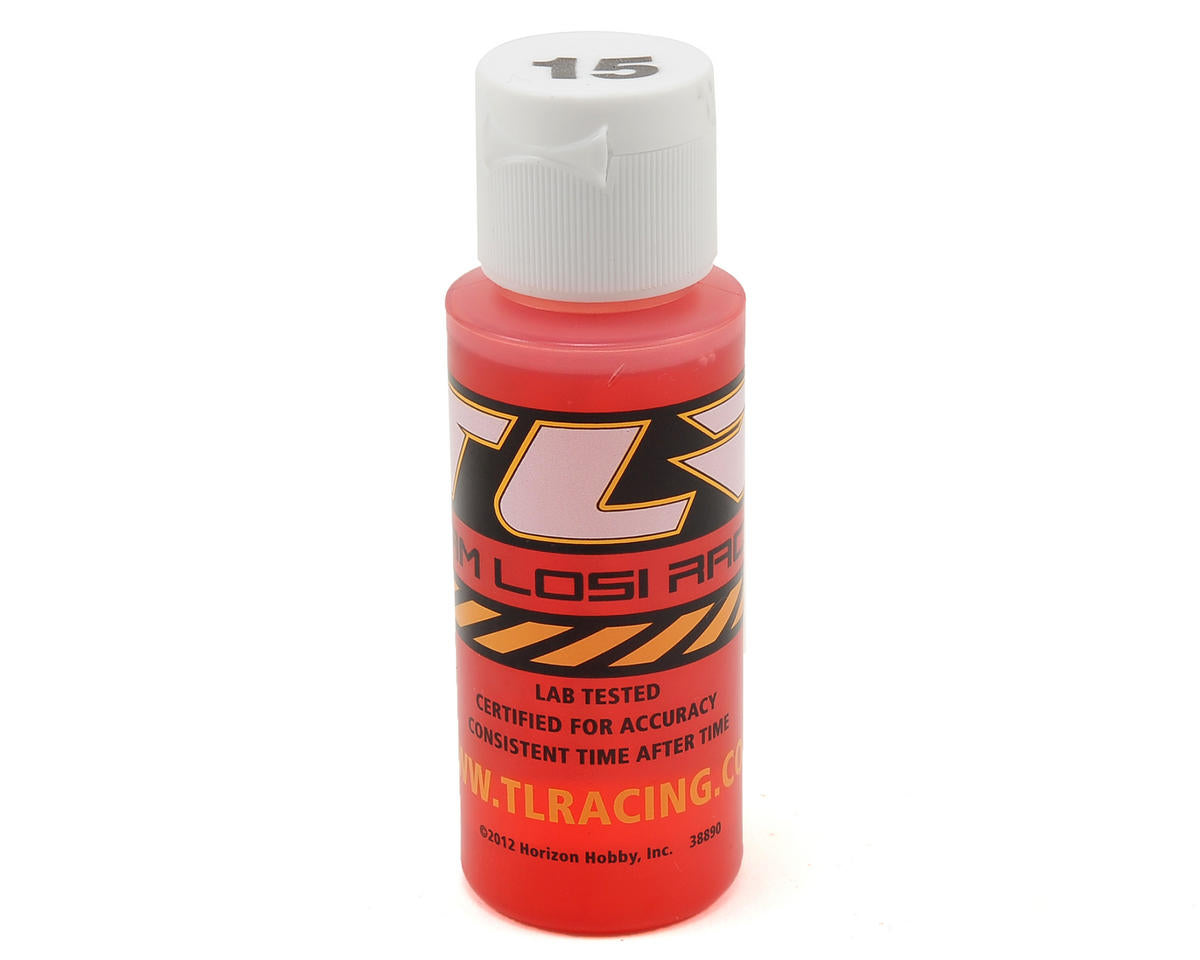 TLR74000 TLR Silicone Shock Oil, 15wt, 2oz Losi