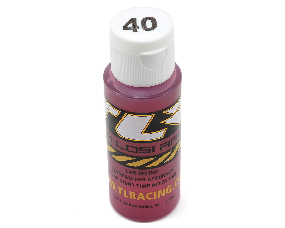 TLR74010 TLR Silicone Shock Oil, 40 Wt, 2oz Losi