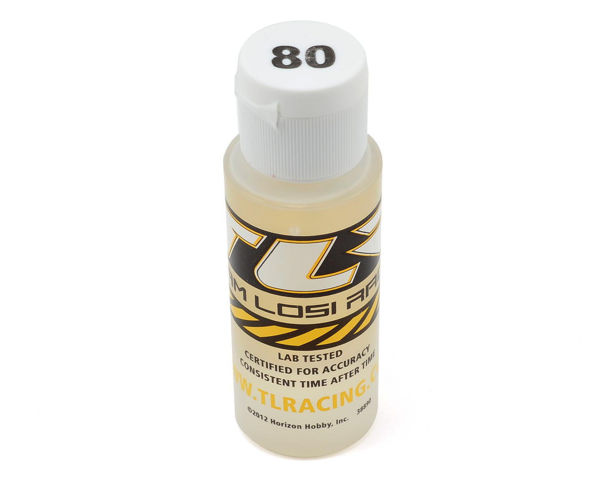 TLR74016 TLR Silicone Shock Oil, 80wt, 2oz Losi