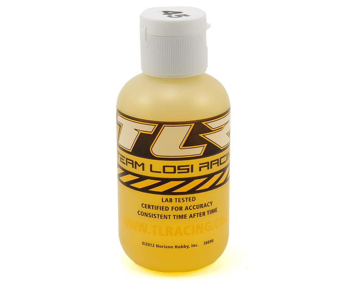TLR74026 TLR Silicone Shock Oil, 45wt, 4oz Losi