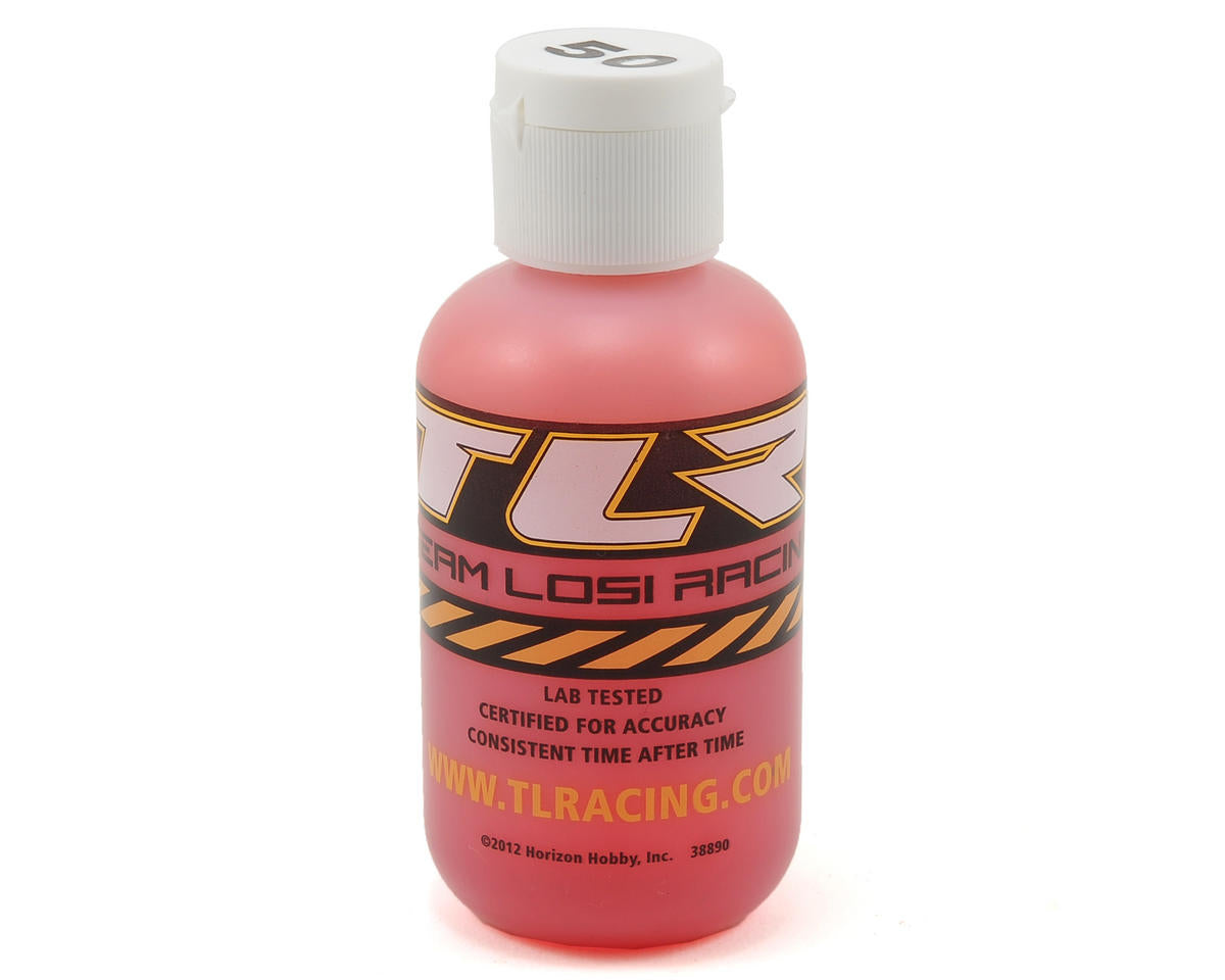 TLR74027 TLR Silicone Shock Oil, 50wt, 4oz Losi