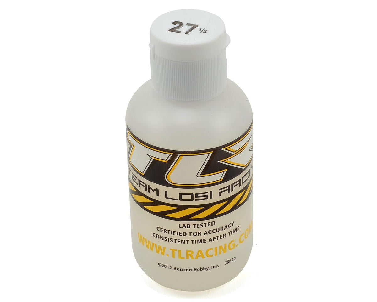 TLR74028 TLR Silicone Shock Oil, 27.5wt, 4oz Losi