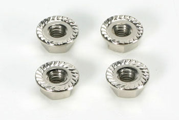 TM111160 4mm Special Wheel Lock Nut (4) Silver