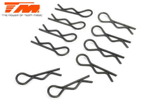 TM111166 R8 Angled Body Clip (10) Team Magic