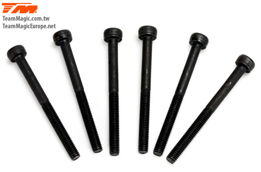 TM126335C 3x35mm Cap Screw (6) Team Magic