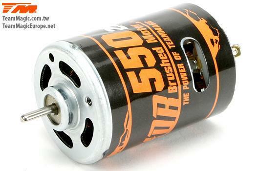 TM191014 Brushed 550 motor to suit E5 brushed car Team Magic