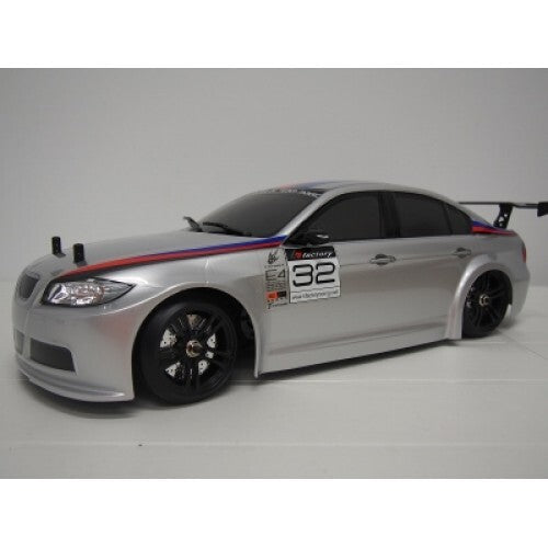 TM503017-320 E4D MF 1/10 Drift Car Silver RTR 320 Team Magic