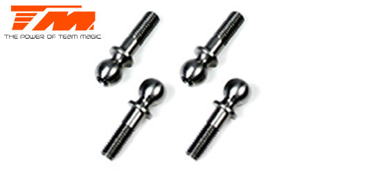 TM503127 Steering Block 5x10mm Ball Stud (4) Team Magic