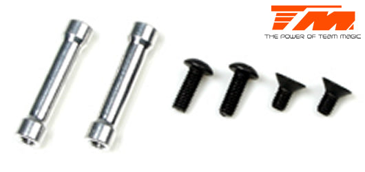 TM503208 E4 Upper Deck Front Stiffener Post (2) Team Magic