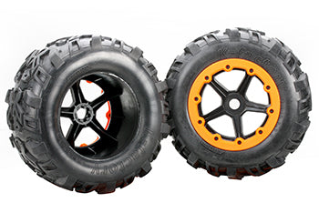 TM505232BK Mounted Tyre 7.1 splined wheel hubs