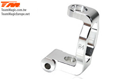 TM507135 Alloy caster block right (4 Deg) Team Magic