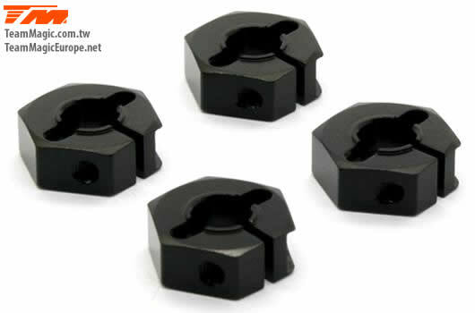 TM507140BK Alloy wheel hex black Team Magic