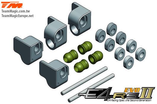 TM507284 Alloy front arm holder Team Magic