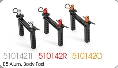 TM510142TI E5 option alloy body post silver Team Magic