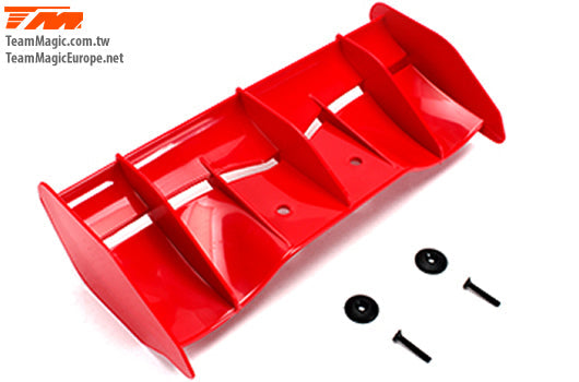 TM561353R Rear wing red (B8ER) Team Magic