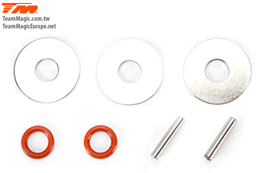 TM561457 Pin & shim for diff (B8ER) Team Magic