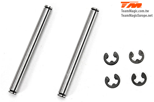 TM561467 Front lower outer hinge pin (B8ER) Team Magic