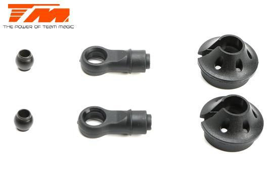 TM562016 Shock lower Joint (2) Team Magic