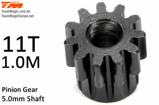 TMK6602-11 Pinoion gear M1 for 5mm shaft 11T Team Magic