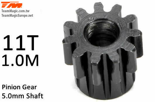 TMK6602-11 Pinoion gear M1 for 5mm shaft 11T