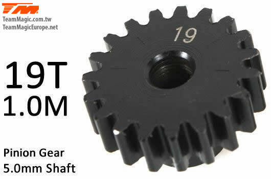 TMK6602-19 Pinoion gear M1 for 5mm shaft 19T Team Magic