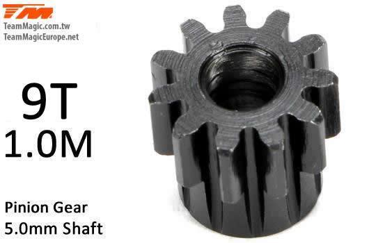 TMK6602-9 M1.0 Pinion Gear for 5mm Shaft 9T