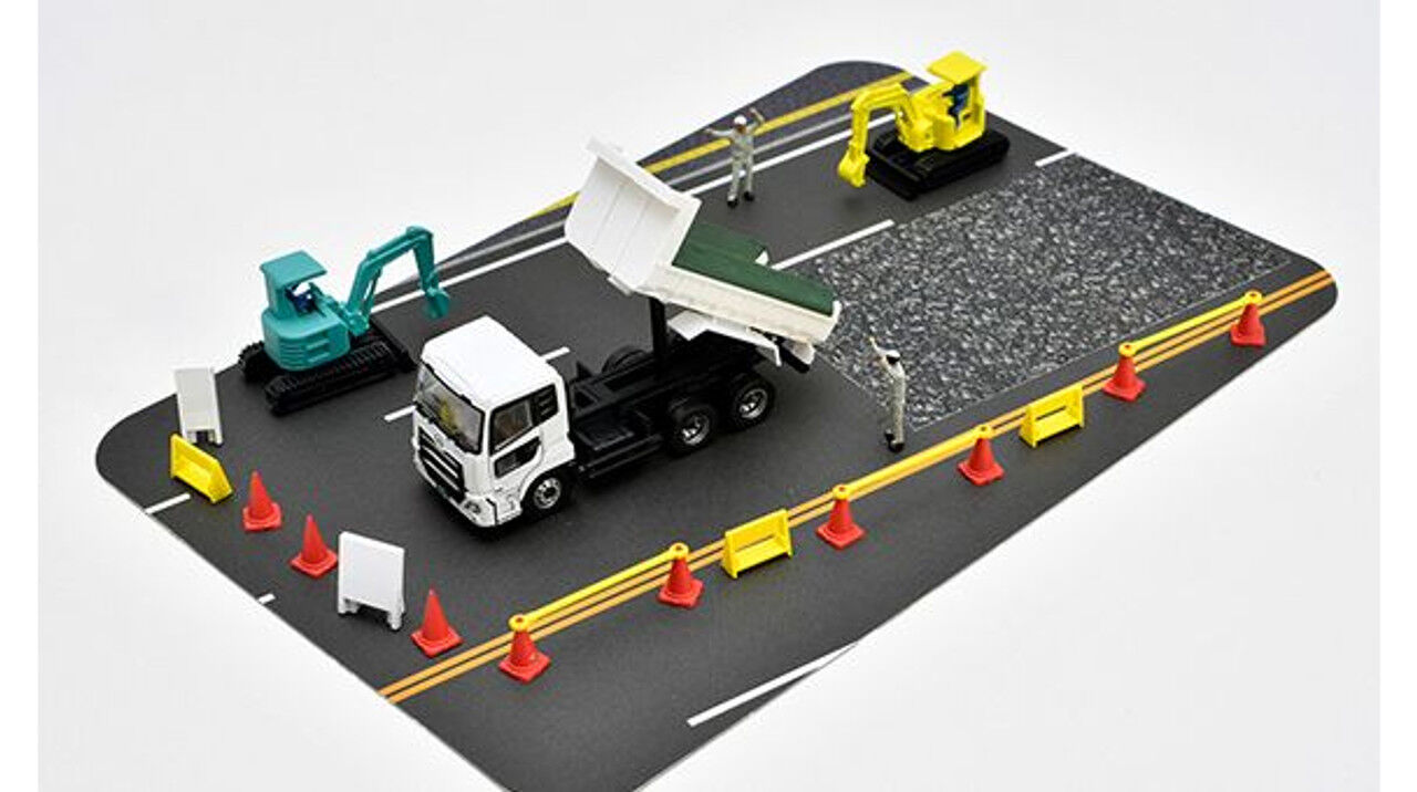 Tomytec Truck Road Construction Site Dump Truck Set A