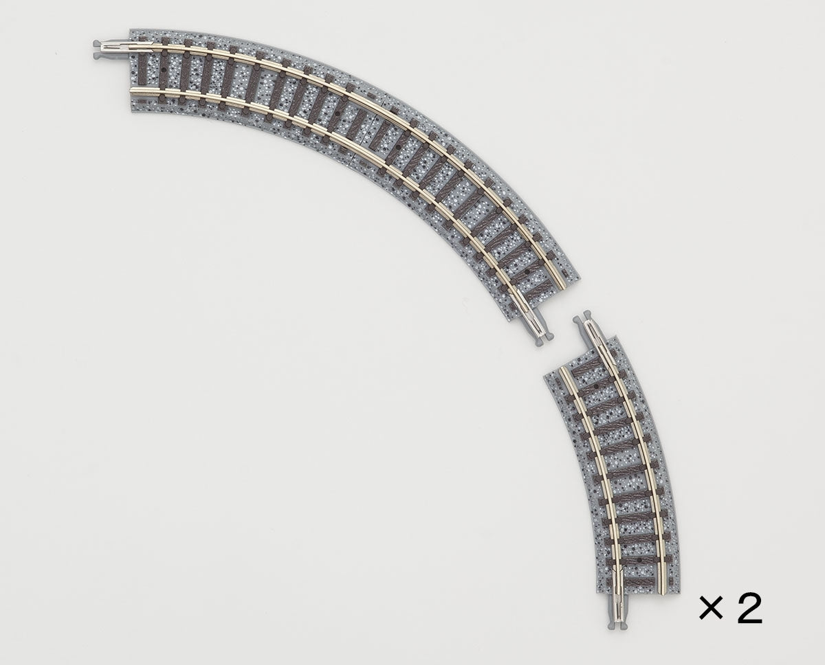 Tomix N Curve Track 4-1/16" Radius, 2 Each 30 & 60° Sections TMX01111