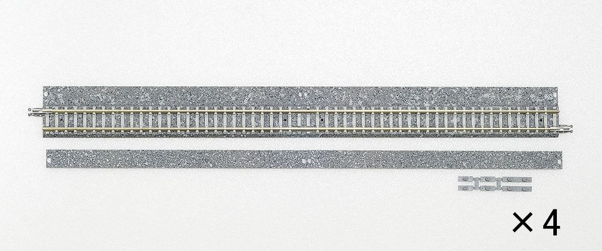 Tomix N Straight Wide PC Track w/ Detachable Sides 11" 280mm (4) TMX01767