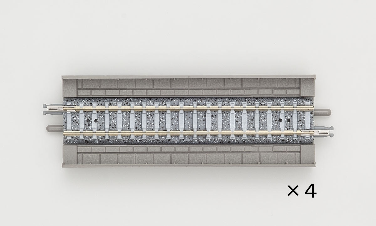 Tomix N Overhead Viaduct Straight Track 3-7/8" 99mm (4) TMX01825
