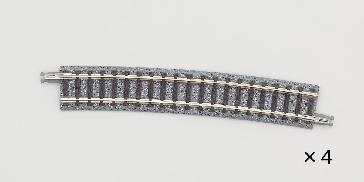 Tomix N Curve Track 23-13/16" 605mm Radius, 10° (4) TMX01870