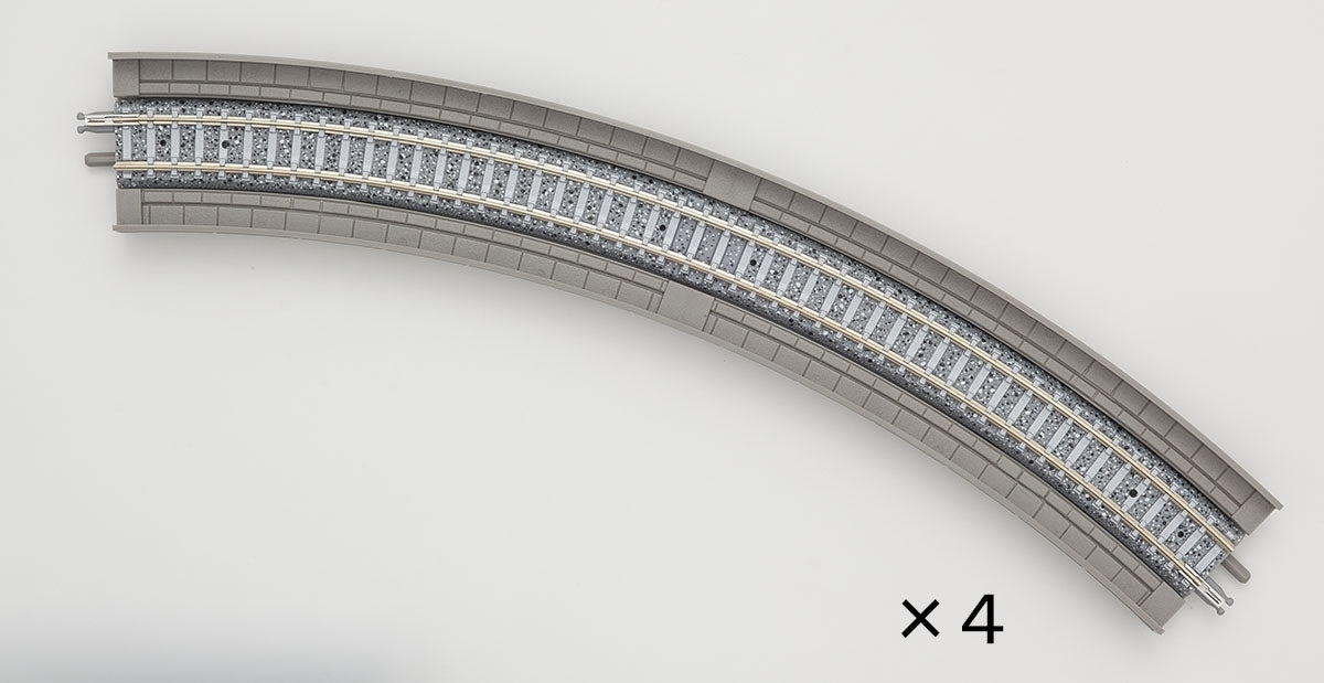 Tomix N Overhead Viaduct Curve Track 12-1/2" Radius, 45°(4)