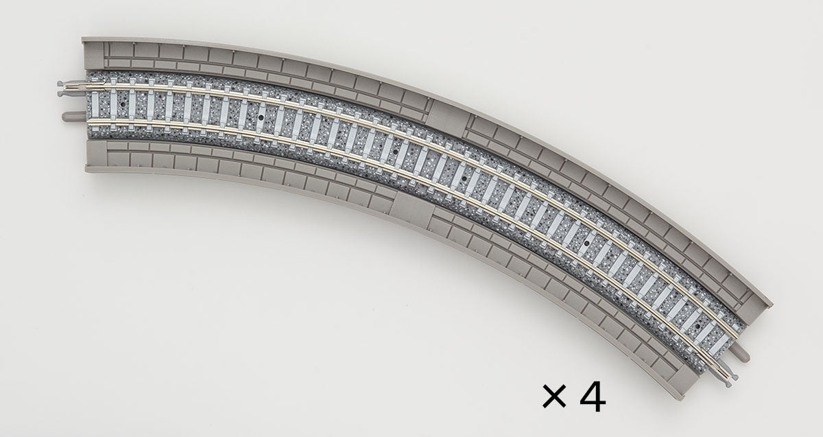 Tomix N Overhead Viaduct Curve Track 9-9/16" Radius, 45°(4) TMX01873