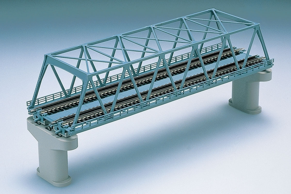 Tomix N Double Track Truss Bridge (blue) TMX03051