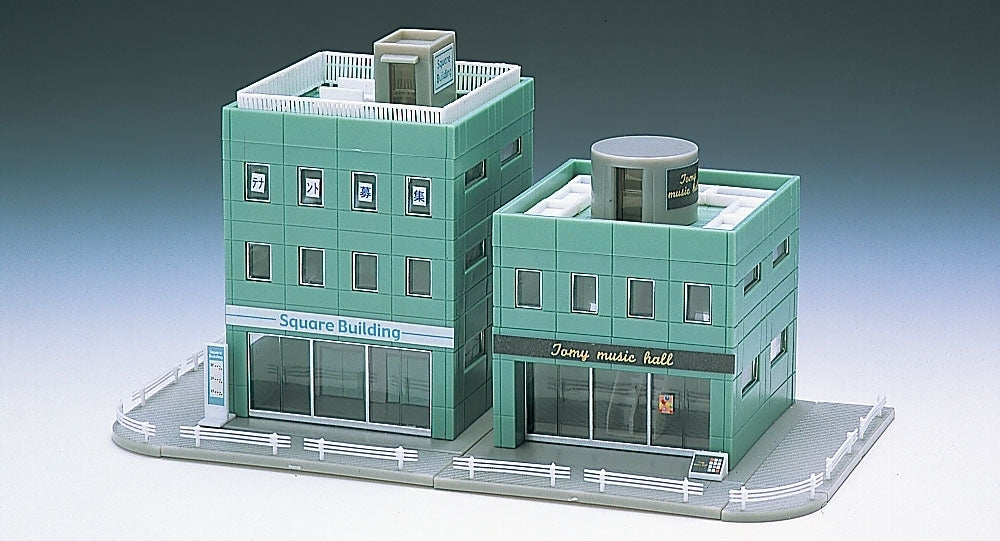 Tomix N Square Building (Green) TMX04050