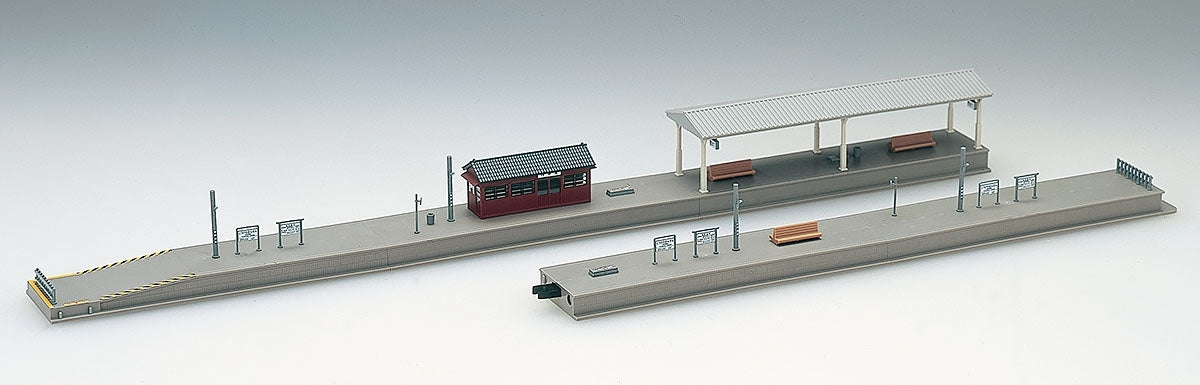 Tomix N Low level island platform set TMX04057