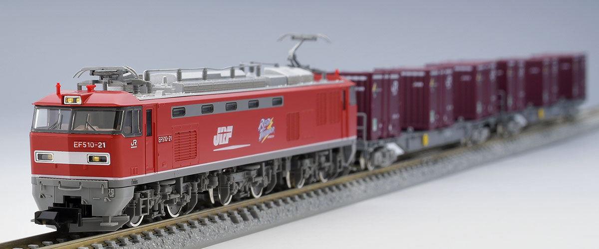 Tomix N EF510-0 Container Train, 3 cars pack TMX98485