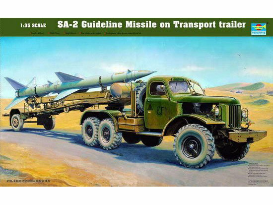 TR00204 Trumpeter 1/35 Sam-2 Missile with Loading Cabin Trumpeter