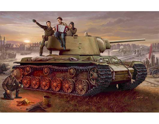 TR00360 Trumpeter 1/35 Russian KV-1 model 1942 Lightweight Cast Tank Trumpeter