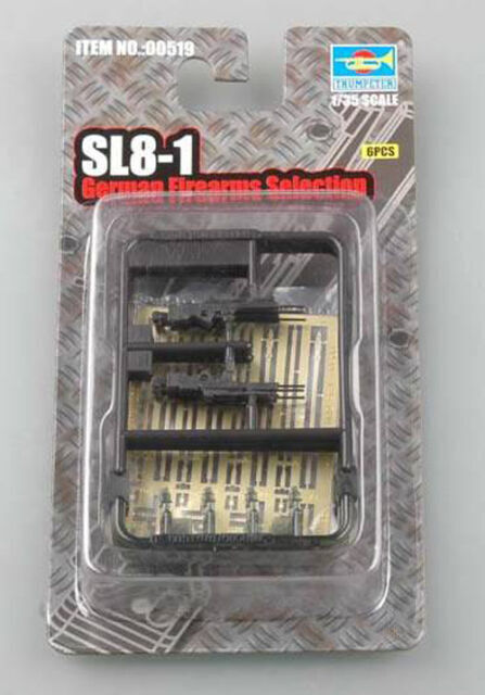 TR00519 Trumpeter 1/35 German Firearms Selection-SL8-1 (6 guns) Trumpeter