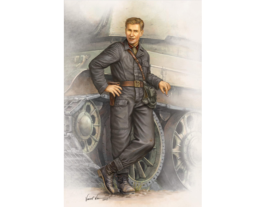 TR00701 Trumpeter 1/16 WWII Soviet Army Tank Crewman in 1942 Trumpeter