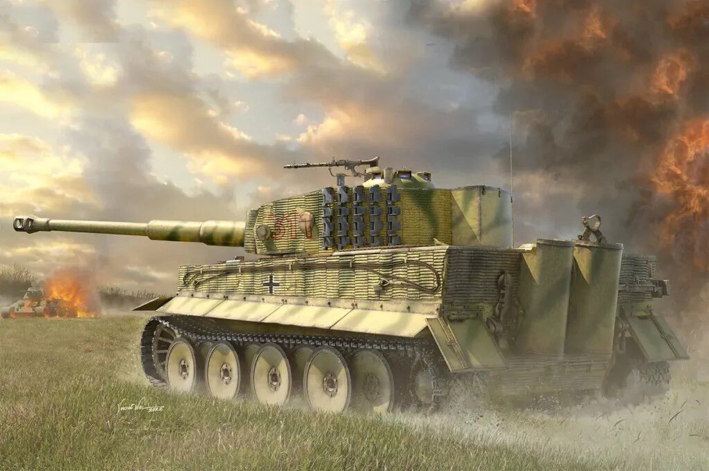 Trumpeter 1/16 Pz.Kpfw.VI Ausf.E Sd.Kfz.181 Tiger I (Medium Production) Plastic Model Kit TR00944