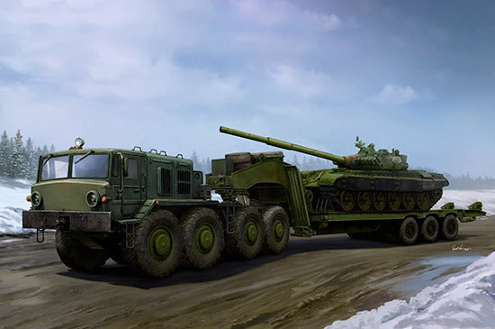 TR01065 Trumpeter 1/35 MAZ-537G Late Production type with ChMZAP-9990 semi-trailer Plastic Model Kit Trumpeter