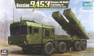 TR01068 Trumpeter 1/35 Russian 9A53 Uragan-1M MLRS (Tornado-s) Plastic Model Kit Trumpeter
