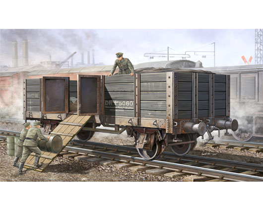 TR01517 Trumpeter 1/35 German Railway Gondola Trumpeter