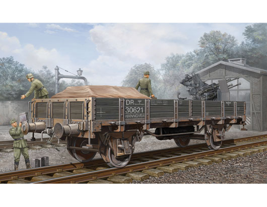 TR01518 Trumpeter 1/35 German Railway Gondola (Lower sides) Trumpeter